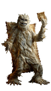 Sassy Sasquatch Pastry Vinyl Car Decal Sticker – Waterproof & UV-Resistant 8"