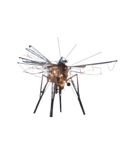 Flying Wire Machine Vinyl Car Decal Sticker – Waterproof & UV-Resistant 8"