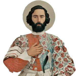 Holy Saint V2 Vinyl Car Decal Sticker – Waterproof & UV-Resistant 8"