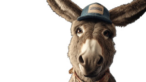 Donkey Trucker Vinyl Car Decal Sticker – Waterproof & UV-Resistant 8"