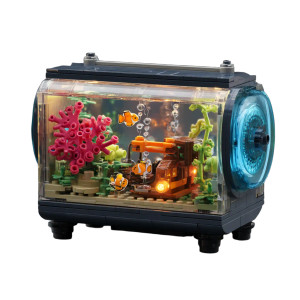 Lego Fish Tank Vinyl Car Decal Sticker – Waterproof & UV-Resistant 8"