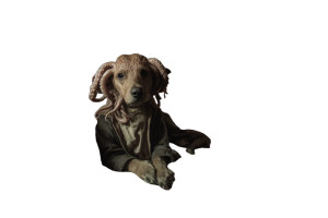 Lovecraftian Dog Vinyl Car Decal Sticker – Waterproof & UV-Resistant 8"