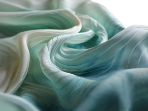 Flowing Silk Fabric Vinyl Car Decal Sticker – Waterproof & UV-Resistant 8"