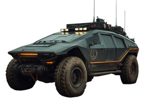 Retro Modern Suv Vinyl Car Decal Sticker – Waterproof & UV-Resistant 8"