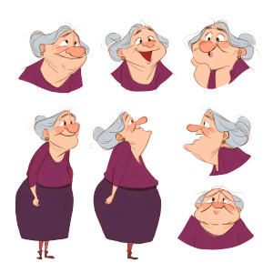 Happy Grandma Cartoon Vinyl Car Decal Sticker – Waterproof & UV-Resistant 8" Happy Grandma Cartoon Vinyl Car Decal Sticker – Waterproof & UV-Resistant 8"