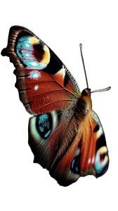Peacock Butterfly Vinyl Car Decal Sticker – Waterproof & UV-Resistant 8" Peacock Butterfly Vinyl Car Decal Sticker – Waterproof & UV-Resistant 8"