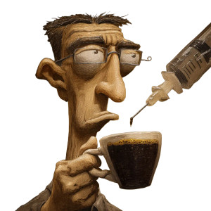 Coffee Infusion Cartoon Vinyl Car Decal Sticker – Waterproof & UV-Resistant 8" Coffee Infusion Cartoon Vinyl Car Decal Sticker – Waterproof & UV-Resistant 8"