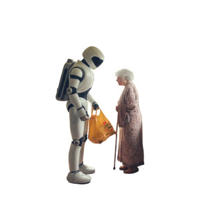 Tesla Robot Assistance Vinyl Car Decal Sticker – Waterproof & UV-Resistant 8"