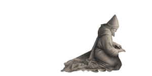 Medieval Tech Priest Vinyl Car Decal Sticker – Waterproof & UV-Resistant 8"