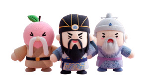 Three Kingdoms Plush Vinyl Car Decal Sticker – Waterproof & UV-Resistant 8" Three Kingdoms Plush Vinyl Car Decal Sticker – Waterproof & UV-Resistant 8"