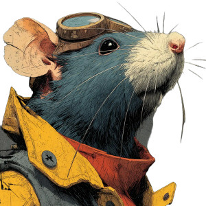 Rat Vinyl Car Decal Sticker – Waterproof & UV-Resistant 8"