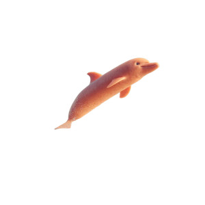 Dolphin Sausage Hybrid Vinyl Car Decal Sticker – Waterproof & UV-Resistant 8"