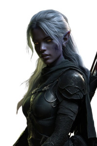 Drow Ranger V5 Vinyl Car Decal Sticker – Waterproof & UV-Resistant 8"