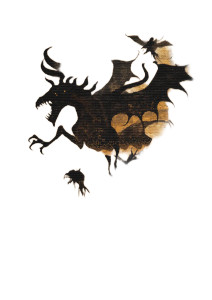 Medieval Devil Tapestry Vinyl Car Decal Sticker – Waterproof & UV-Resistant 8"