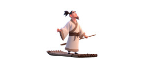 Tang Dynasty Poet V2 Vinyl Car Decal Sticker – Waterproof & UV-Resistant 8"