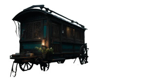 Ancient Chinese Carriage Vinyl Car Decal Sticker – Waterproof & UV-Resistant 8"