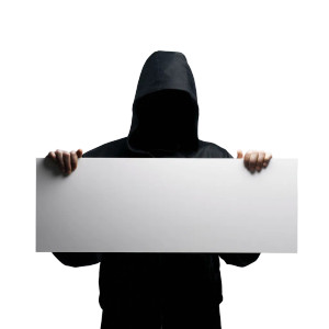 Hooded Man Sign Vinyl Car Decal Sticker – Waterproof & UV-Resistant 8"