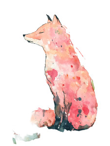 Pink Watercolor Fox Vinyl Car Decal Sticker – Waterproof & UV-Resistant 8" Pink Watercolor Fox Vinyl Car Decal Sticker – Waterproof & UV-Resistant 8"