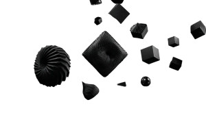 Floating Geometric Shapes Vinyl Car Decal Sticker – Waterproof & UV-Resistant 8"