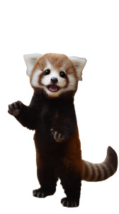 Baby Red Panda V2 Vinyl Car Decal Sticker – Waterproof & UV-Resistant 8"