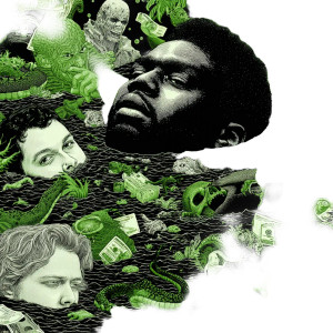 Drowning In Wealth Vinyl Car Decal Sticker – Waterproof & UV-Resistant 8"