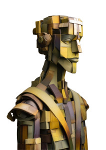 Cubist Cyborg Sculpture V2 Vinyl Car Decal Sticker – Waterproof & UV-Resistant 8" Cubist Cyborg Sculpture V2 Vinyl Car Decal Sticker – Waterproof & UV-Resistant 8"