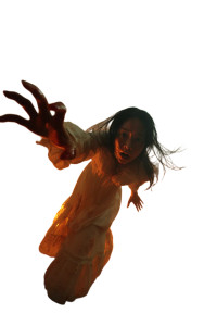 Asian Ghost Horror Vinyl Car Decal Sticker – Waterproof & UV-Resistant 8"