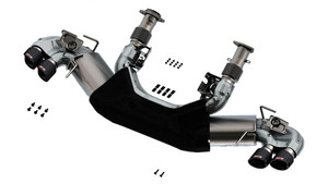 2020-2022 Corvette Exhaust Kit | Aggressive S-Type Sound | ATAK Series | T-304 Stainless Steel | Dual Split Rear Exit | Carbon Fiber Tips 2020-2022 Corvette Exhaust Kit | Aggressive S-Type Sound | ATAK Series | T-304 Stainless Steel | Dual Split Rear Exit | Carbon Fiber Tips