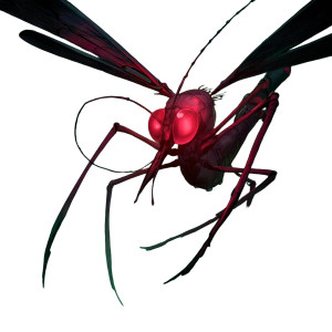 Giant Mosquito Monster Vinyl Car Decal Sticker – Waterproof & UV-Resistant 8"