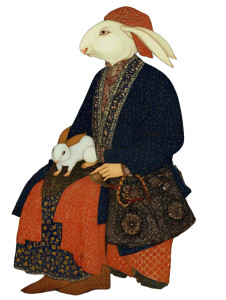 Persian Miniature Rabbits Vinyl Car Decal Sticker – Waterproof & UV-Resistant 8"