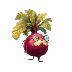 Wise Beetroot Professor Vinyl Car Decal Sticker – Waterproof & UV-Resistant 8"