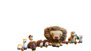 Whimsical Animal Figurines Vinyl Car Decal Sticker – Waterproof & UV-Resistant 8"