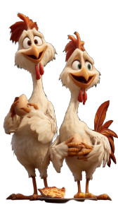 Happy Easter Chickens Vinyl Car Decal Sticker – Waterproof & UV-Resistant 8"