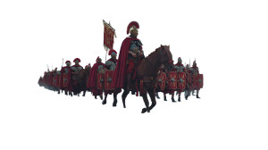 Julius Caesar Crossing Vinyl Car Decal Sticker – Waterproof & UV-Resistant 8"