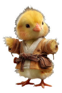 Aikido Chick Vinyl Car Decal Sticker – Waterproof & UV-Resistant 8"