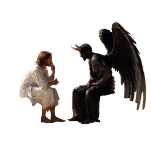 Divine Confrontation V2 Vinyl Car Decal Sticker – Waterproof & UV-Resistant 8"