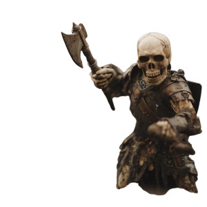 Chaos Skeleton Warriors Vinyl Car Decal Sticker – Waterproof & UV-Resistant 8"