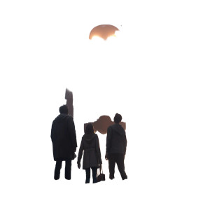 Ai Robot Silhouette Vinyl Car Decal Sticker – Waterproof & UV-Resistant 8"