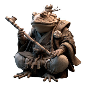 Japanese Toad Shaman Vinyl Car Decal Sticker – Waterproof & UV-Resistant 8" Japanese Toad Shaman Vinyl Car Decal Sticker – Waterproof & UV-Resistant 8"