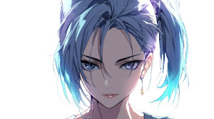 Anime-Style Woman Portrait V2 Vinyl Car Decal Sticker – Waterproof & UV-Resistant 8" Anime-Style Woman Portrait V2 Vinyl Car Decal Sticker – Waterproof & UV-Resistant 8"