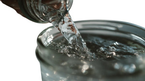 Clear Water Pouring Vinyl Car Decal Sticker – Waterproof & UV-Resistant 8"