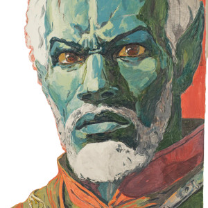 Anti-Hero Portrait Vinyl Car Decal Sticker – Waterproof & UV-Resistant 8"