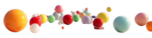 Colorful Floating Spheres Vinyl Car Decal Sticker – Waterproof & UV-Resistant 8"