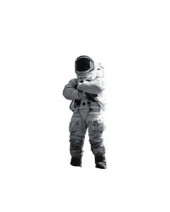 Retro-Futuristic Astronaut Vinyl Car Decal Sticker – Waterproof & UV-Resistant 8" Retro-Futuristic Astronaut Vinyl Car Decal Sticker – Waterproof & UV-Resistant 8"