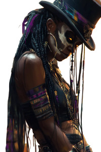 Voodoo Witch Doctor Vinyl Car Decal Sticker – Waterproof & UV-Resistant 8"