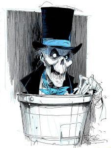 Hat Box Ghost Vinyl Car Decal Sticker – Waterproof & UV-Resistant 8"