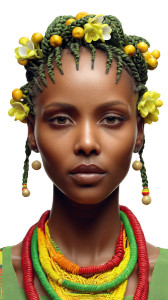 Ethiopian Woman Portrait Vinyl Car Decal Sticker – Waterproof & UV-Resistant 8" Ethiopian Woman Portrait Vinyl Car Decal Sticker – Waterproof & UV-Resistant 8"