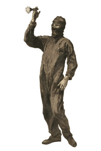 Electrician Sketch Vinyl Car Decal Sticker – Waterproof & UV-Resistant 8"