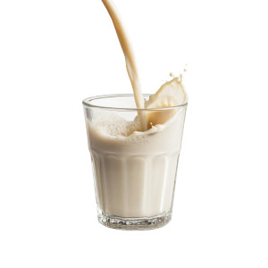 Pouring Soy Milk Vinyl Car Decal Sticker – Waterproof & UV-Resistant 8"