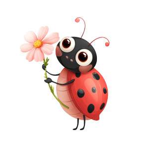 Cute Cartoon Ladybug Vinyl Car Decal Sticker – Waterproof & UV-Resistant 8" Cute Cartoon Ladybug Vinyl Car Decal Sticker – Waterproof & UV-Resistant 8"